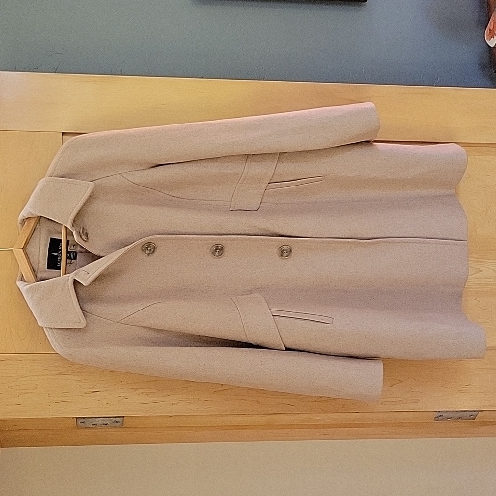 London Fog wool coat XL oatmeal color